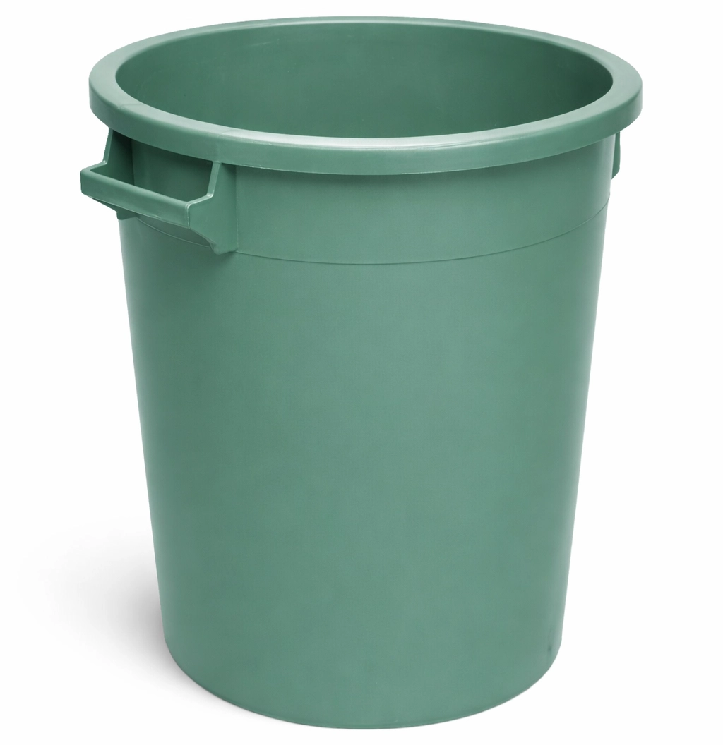 HDPE Tonne mit seitlichen Griffen, glatt, leicht zu reinigen und robust