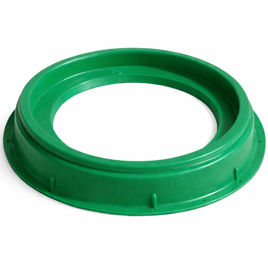 Runder Schraubring aus HDPE für MF, AWF und KGF Fass, lebensmittelecht, −20 bis +80 °C